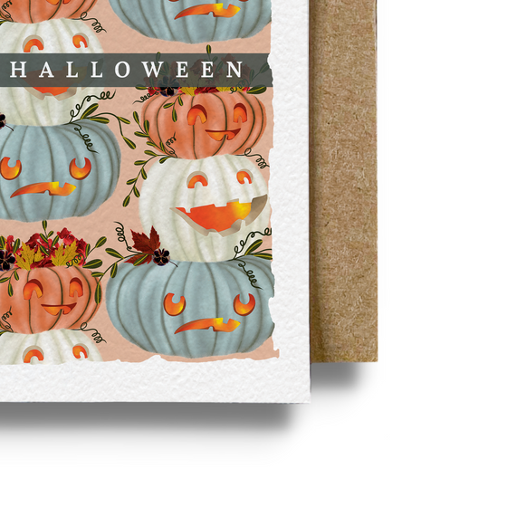 Halloween Jack-O-Lantern Card