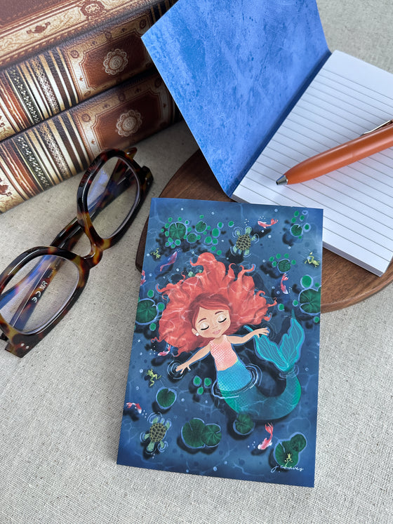 Lake Mermaid Notepad Booklet