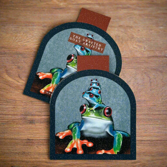 Frog Pile Magnetic Bookmark