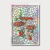 Toadstool Mushroom Stained Glass Suncatcher